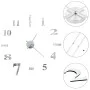 Modernes Design 3D Wanduhr 100 cm XXL silber von vidaXL, Wanduhren - Ref: Foro24-50636, Preis: 27,94 €, Rabatt: %