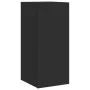 Wandmontierter TV-Schrank mit LED-Leuchten, schwarz, 30,5 x 35 x 70 cm von , TV-Möbel - Ref: Foro24-837234, Preis: 48,13 €, R...