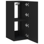 Wandmontierter TV-Schrank mit LED-Leuchten, schwarz, 30,5 x 35 x 70 cm von , TV-Möbel - Ref: Foro24-837234, Preis: 48,73 €, R...