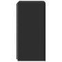 Wandmontierter TV-Schrank mit LED-Leuchten, schwarz, 30,5 x 35 x 70 cm von , TV-Möbel - Ref: Foro24-837234, Preis: 48,73 €, R...
