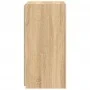 Mueble de TV de pared con luces LED roble Sonoma 30,5x35x70 cm de , Muebles TV - Ref: Foro24-837236, Precio: 47,18 €, Descuen...
