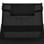 Sonnenliege mit schwarzem Kissen aus synthetischem Rattan von vidaXL, Liegen - Ref: Foro24-44717, Preis: 118,34 €, Rabatt: %