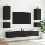 Mueble de TV de pared con luces LED negro 40,5x35x40 cm de , Muebles TV - Ref: Foro24-837248, Precio: 42,71 €, Descuento: %