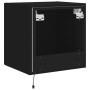 Mueble de TV de pared con luces LED negro 40,5x35x40 cm de , Muebles TV - Ref: Foro24-837248, Precio: 43,16 €, Descuento: %