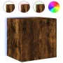 TV-Wandmöbel LED-Leuchten 2 Stück Räuchereiche 40,5x35x40 cm von , TV-Möbel - Ref: Foro24-837255, Preis: 67,66 €, Rabatt: %