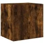 TV-Wandmöbel LED-Leuchten 2 Stück Räuchereiche 40,5x35x40 cm von , TV-Möbel - Ref: Foro24-837255, Preis: 67,66 €, Rabatt: %