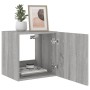 TV-Wandmöbel LED-Leuchten 2 Stück grau Sonoma 40,5x35x40 cm von , TV-Möbel - Ref: Foro24-837257, Preis: 70,81 €, Rabatt: %