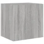TV-Wandmöbel LED-Leuchten 2 Stück grau Sonoma 40,5x35x40 cm von , TV-Möbel - Ref: Foro24-837257, Preis: 69,90 €, Rabatt: %