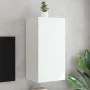 Wandmontierter TV-Schrank mit LED-Leuchten weiß 40,5x35x80 cm von , TV-Möbel - Ref: Foro24-837260, Preis: 51,75 €, Rabatt: %
