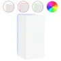 Wandmontierter TV-Schrank mit LED-Leuchten weiß 40,5x35x80 cm von , TV-Möbel - Ref: Foro24-837260, Preis: 51,75 €, Rabatt: %