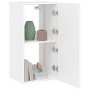 Wandmontierter TV-Schrank mit LED-Leuchten weiß 40,5x35x80 cm von , TV-Möbel - Ref: Foro24-837260, Preis: 52,30 €, Rabatt: %