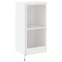 Wandmontierter TV-Schrank mit LED-Leuchten weiß 40,5x35x80 cm von , TV-Möbel - Ref: Foro24-837260, Preis: 52,30 €, Rabatt: %