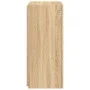 Mueble de TV de pared con luces LED roble Sonoma 40,5x35x80 cm de , Muebles TV - Ref: Foro24-837262, Precio: 57,35 €, Descuen...