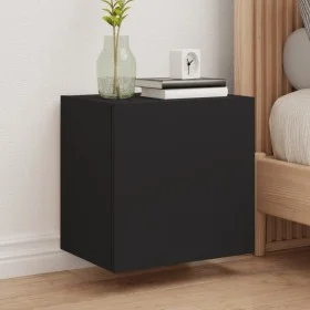 Wand-TV-Möbel, 2 Stück, Holzwerkstoff, schwarz, 40,5 x 30 x 40 cm von , TV-Möbel - Ref: Foro24-836899, Preis: 48,27 €, Rabatt: %