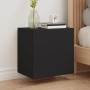 Wand-TV-Möbel, 2 Stück, Holzwerkstoff, schwarz, 40,5 x 30 x 40 cm von , TV-Möbel - Ref: Foro24-836899, Preis: 48,87 €, Rabatt: %