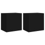 Wand-TV-Möbel, 2 Stück, Holzwerkstoff, schwarz, 40,5 x 30 x 40 cm von , TV-Möbel - Ref: Foro24-836899, Preis: 48,87 €, Rabatt: %