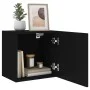 Muebles TV de pared 2 uds madera ingeniería negro 40,5x30x40 cm de , Muebles TV - Ref: Foro24-836899, Precio: 48,27 €, Descue...