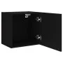 Muebles TV de pared 2 uds madera ingeniería negro 40,5x30x40 cm de , Muebles TV - Ref: Foro24-836899, Precio: 48,27 €, Descue...