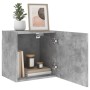 Muebles de TV de pared 2 uds madera gris hormigón 40,5x30x40 cm de , Muebles TV - Ref: Foro24-836903, Precio: 51,78 €