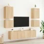 Wand-TV-Schränke 2 Stück Sonoma-Eichenholz 40,5x30x40 cm von , TV-Möbel - Ref: Foro24-836901, Preis: 49,01 €, Rabatt: %