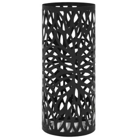 Schirmständer mit schwarzem Blattstahl-Design von vidaXL, Schirmständer - Ref: Foro24-246802, Preis: 42,14 €, Rabatt: %