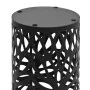 Umbrella stand with black steel leaf design by vidaXL, umbrella stands - Ref: Foro24-246802, Price: 42,98 €, Discount: %