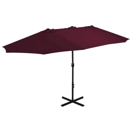 Gartenschirm mit Aluminiumstange, 460 x 270 cm, burgunderrot von vidaXL, Sonnenschirme - Ref: Foro24-44871, Preis: 165,00 €, ...