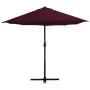 Gartenschirm mit Aluminiumstange, 460 x 270 cm, burgunderrot von vidaXL, Sonnenschirme - Ref: Foro24-44871, Preis: 165,00 €, ...