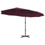 Gartenschirm mit Aluminiumstange, 460 x 270 cm, burgunderrot von vidaXL, Sonnenschirme - Ref: Foro24-44871, Preis: 165,00 €, ...