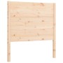 Single bed frame with solid wood headboard by , Beds and slatted bases - Ref: Foro24-3194596, Price: 111,25 €, Discount: %
