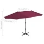 Gartenschirm mit Aluminiumstange, 460 x 270 cm, burgunderrot von vidaXL, Sonnenschirme - Ref: Foro24-44871, Preis: 165,00 €, ...