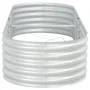 Silver galvanized steel flower bed 240x80x44 cm by vidaXL, Pots and planters - Ref: Foro24-45518, Price: 112,64 €, Discount: %