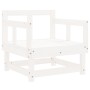 Gartengarnitur 8-teilig Massivholz Kiefer Weiß von , Gartensets - Ref: Foro24-3186222, Preis: 460,10 €, Rabatt: %
