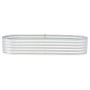 Arriate de acero galvanizado plateado 240x80x44 cm de vidaXL, Maceteros y jardineras - Ref: Foro24-45518, Precio: 111,93 €, D...