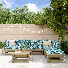 Gartenmöbel-Set 7-teilig aus imprägniertem Kiefernholz von , Gartensets - Ref: Foro24-3186409, Preis: 343,68 €, Rabatt: %