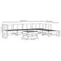 Garden furniture set 7 pieces impregnated pine wood by , Garden sets - Ref: Foro24-3186409, Price: 330,00 €, Discount: %