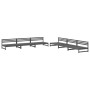 Gartentisch und hohe Hocker, 6 Stück, massives graues Kiefernholz von , Gartensets - Ref: Foro24-3186608, Preis: 626,55 €, Ra...