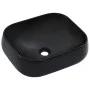 Lavabo 44,5x39,5x14,5 cm cerámica negro de vidaXL, Lavabos - Ref: Foro24-143906, Precio: 70,76 €, Descuento: %