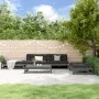 Gartensofa-Set 5-teilig aus massivem grauem Kiefernholz von , Gartensets - Ref: Foro24-3186636, Preis: 554,57 €, Rabatt: %