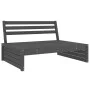 Gartensofa-Set 5-teilig aus massivem grauem Kiefernholz von , Gartensets - Ref: Foro24-3186636, Preis: 554,57 €, Rabatt: %