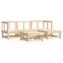 Gartensofa-Set 5-teilig aus massivem Kiefernholz von , Gartensets - Ref: Foro24-3186158, Preis: 234,85 €, Rabatt: %