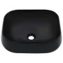 Lavabo 44,5x39,5x14,5 cm cerámica negro de vidaXL, Lavabos - Ref: Foro24-143906, Precio: 70,76 €, Descuento: %
