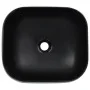 Lavabo 44,5x39,5x14,5 cm cerámica negro de vidaXL, Lavabos - Ref: Foro24-143906, Precio: 70,76 €, Descuento: %