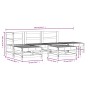 Gartenmöbel-Set 6-teilig aus massivem Kiefernholz von , Gartensets - Ref: Foro24-3186312, Preis: 321,21 €, Rabatt: %