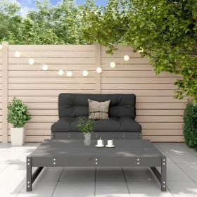 Garden furniture set 2 pieces solid gray pine wood by , Garden sets - Ref: Foro24-3186587, Price: 206,18 €, Discount: %