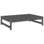 Gartenmöbel-Set 2-teilig aus massivem grauem Kiefernholz von , Gartensets - Ref: Foro24-3186587, Preis: 206,18 €, Rabatt: %
