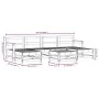Gartenmöbel-Set 7-teilig aus massivem weißem Kiefernholz von , Gartensets - Ref: Foro24-3186390, Preis: 451,09 €, Rabatt: %