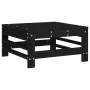 Garden furniture set 7 pieces solid black pine wood by , Garden sets - Ref: Foro24-3186442, Price: 448,96 €, Discount: %