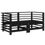 Garden furniture set 7 pieces solid black pine wood by , Garden sets - Ref: Foro24-3186442, Price: 464,40 €, Discount: %