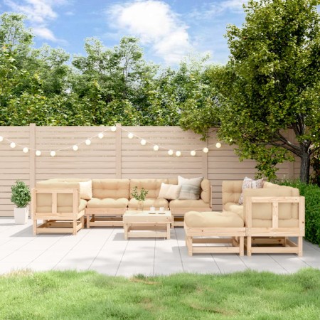 Gartenmöbel-Set 10-teilig aus massivem Kiefernholz von , Gartensets - Ref: Foro24-3186564, Preis: 479,85 €, Rabatt: %